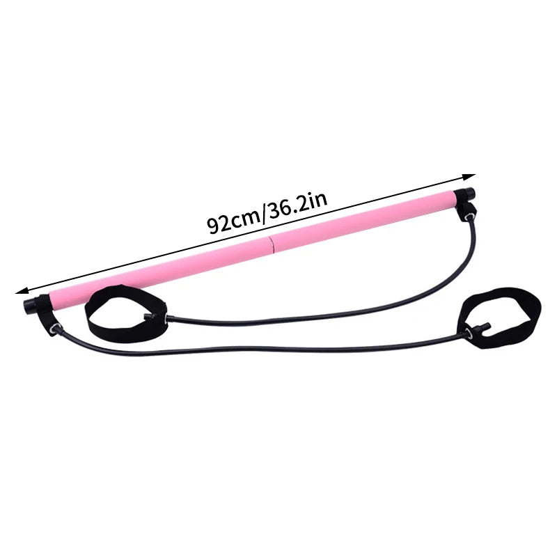 Multi Functional Fitness Stick, Pilates Equipment, Yoga, Home Stretch Training, Tension Device, Tension Rope