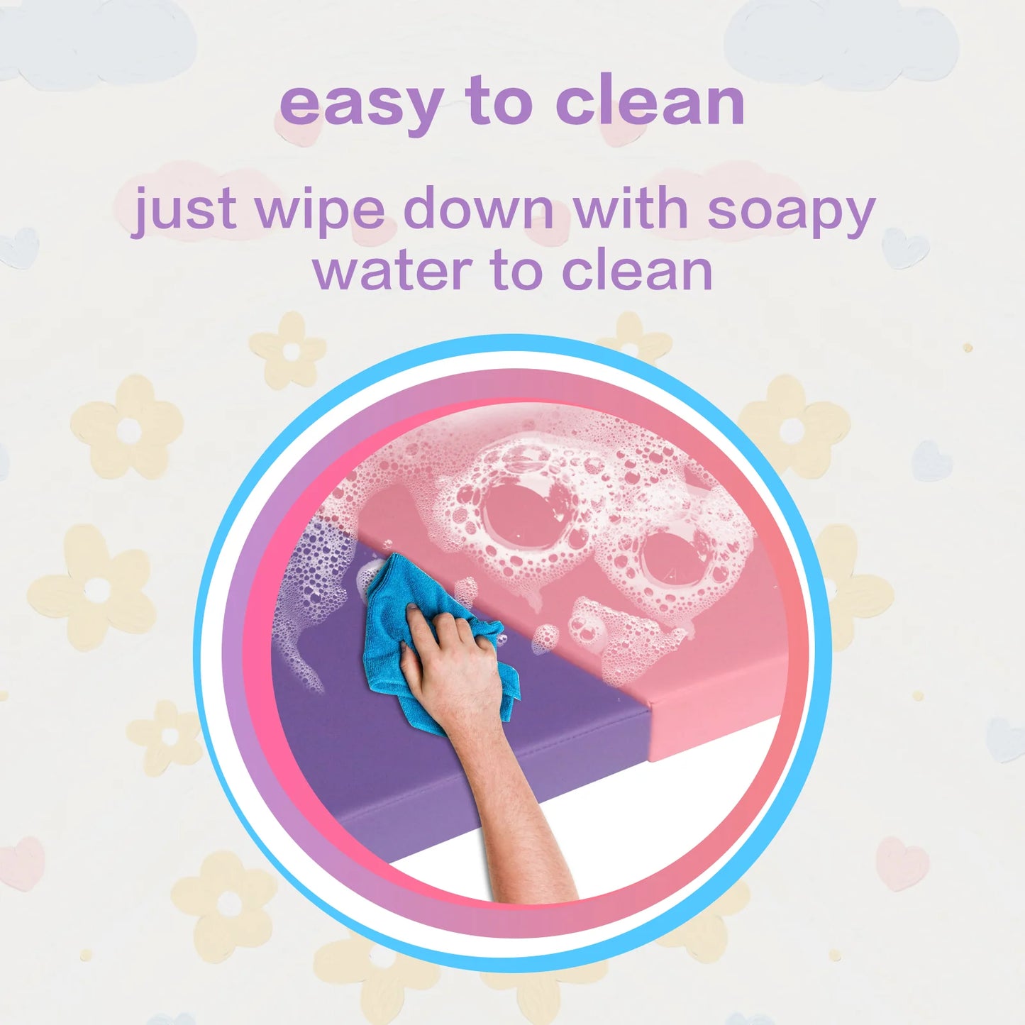 Gymnastics Mat 10'X4'X2" Foldable Tumbling Mats with Carrying Handles Four Fold Thick Exercise Mat for Home Aerobics Stretching Yoga