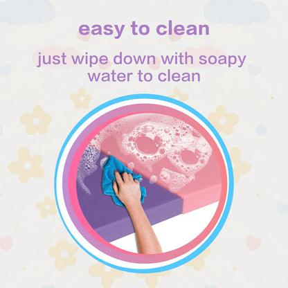 Gymnastics Mat 10'X4'X2" Foldable Tumbling Mats with Carrying Handles Four Fold Thick Exercise Mat for Home Aerobics Stretching Yoga