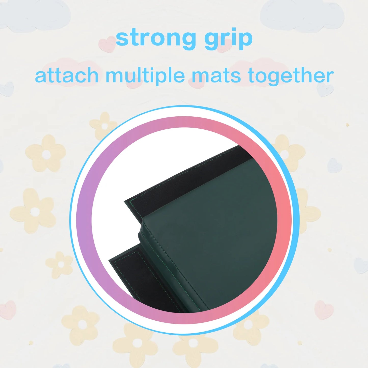 Gymnastics Mat 10'X4'X2" Foldable Tumbling Mats with Carrying Handles Four Fold Thick Exercise Mat for Home Aerobics Stretching Yoga