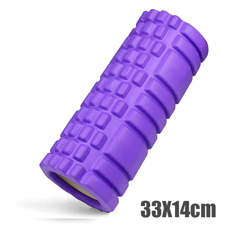 Thin Leg Artifact 33Cm Yoga Column Foam Axis Massage Roller Back Muscle Massagethe Grid Back Training Muscle Relaxation