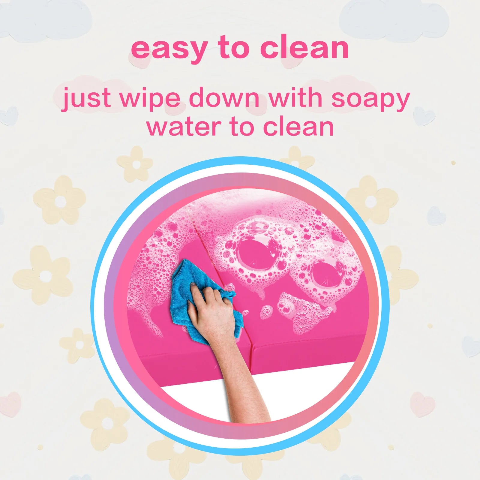 Gymnastics Mat 10'X4'X2" Foldable Tumbling Mats with Carrying Handles Four Fold Thick Exercise Mat for Home Aerobics Stretching Yoga