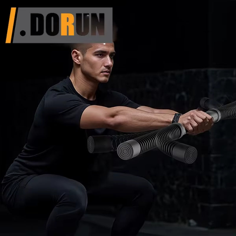 Transform Your Home Workouts with the 2-in-1 Flexi Bar Ropeless Battle Rope - Perfect for HIIT and Low-Impact Cardio Training!
