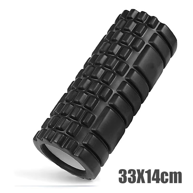 Thin Leg Artifact 33Cm Yoga Column Foam Axis Massage Roller Back Muscle Massagethe Grid Back Training Muscle Relaxation