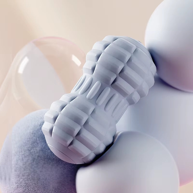 Electric Peanut Ball Deep Tissue Vibration Massage Shoulder, Neck and Waist Muscle Relaxation Silicone Fascia Massage Ball