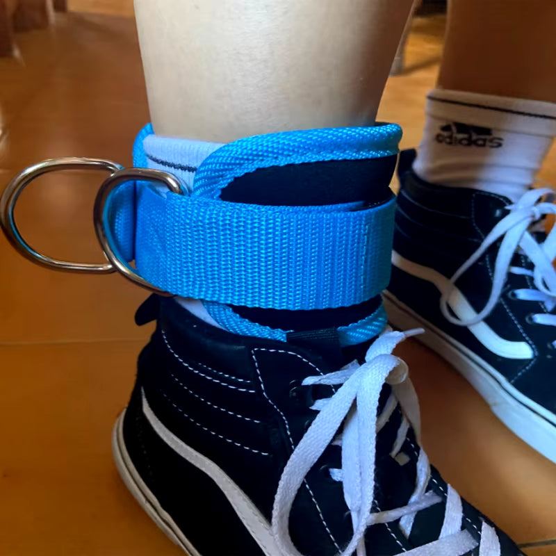 Elevate Your Workout with Double D-Ring Cable Ankle Straps for Ultimate Glute and Leg Strength Training