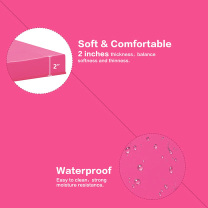 Gymnastics Mat 10'X4'X2" Foldable Tumbling Mats with Carrying Handles Four Fold Thick Exercise Mat for Home Aerobics Stretching Yoga