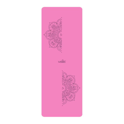 ‌3Mm Thick Natural Rubber Yoga Mat with PU Surface, Non-Slip & Odorless, Custom Logo for Fitness/Pilates ‌