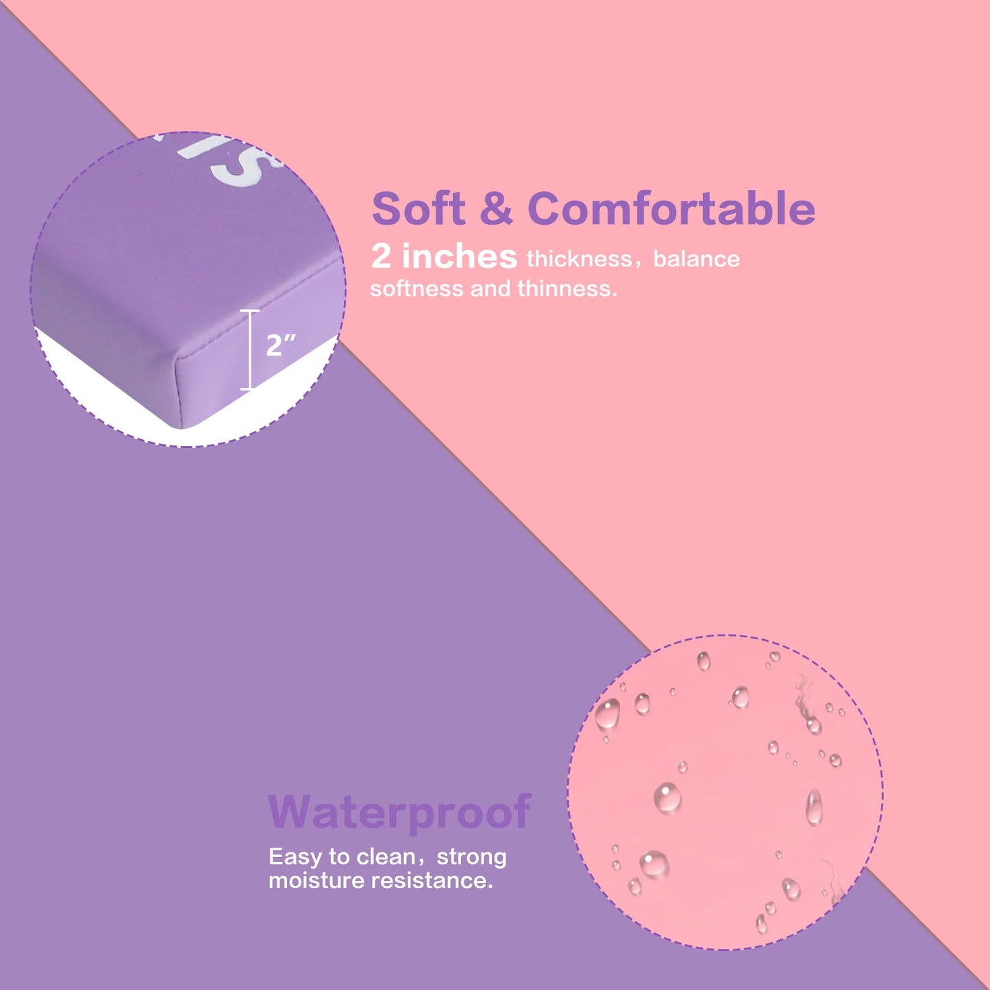 Gymnastics Mat 10'X4'X2" Foldable Tumbling Mats with Carrying Handles Four Fold Thick Exercise Mat for Home Aerobics Stretching Yoga