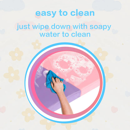 Gymnastics Mat 10'X4'X2" Foldable Tumbling Mats with Carrying Handles Four Fold Thick Exercise Mat for Home Aerobics Stretching Yoga