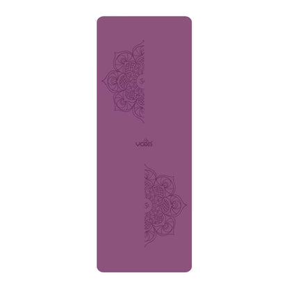 ‌3Mm Thick Natural Rubber Yoga Mat with PU Surface, Non-Slip & Odorless, Custom Logo for Fitness/Pilates ‌