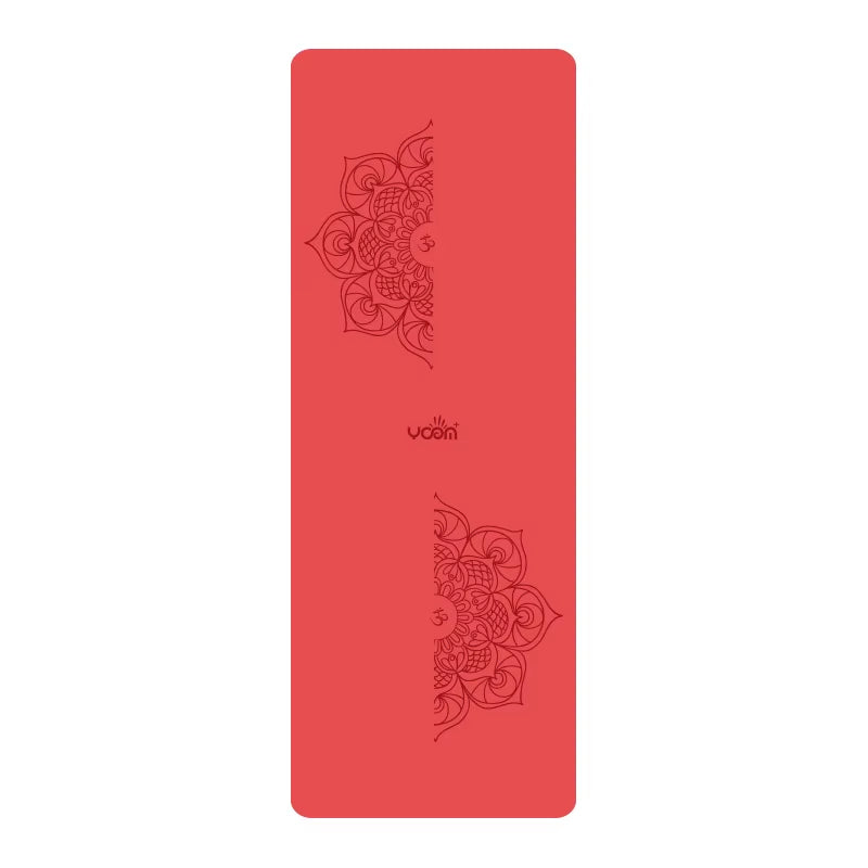 ‌3Mm Thick Natural Rubber Yoga Mat with PU Surface, Non-Slip & Odorless, Custom Logo for Fitness/Pilates ‌