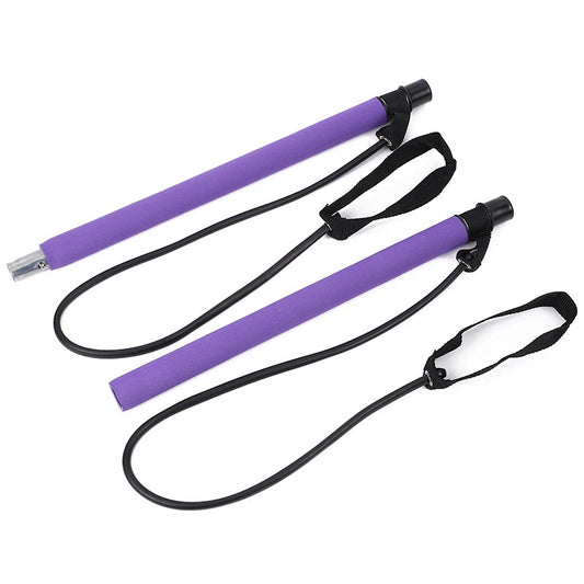 Multi Functional Fitness Stick, Pilates Equipment, Yoga, Home Stretch Training, Tension Device, Tension Rope