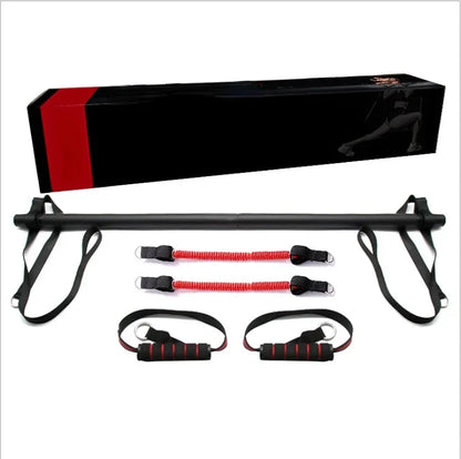 Amazon Hot Sale Workout Multi-Functional Pilates Stick Abdominal Fitness Pilates Pull up Bar with Cloth