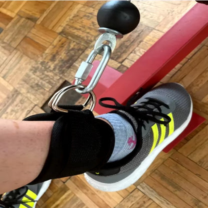 Elevate Your Workout with Double D-Ring Cable Ankle Straps for Ultimate Glute and Leg Strength Training