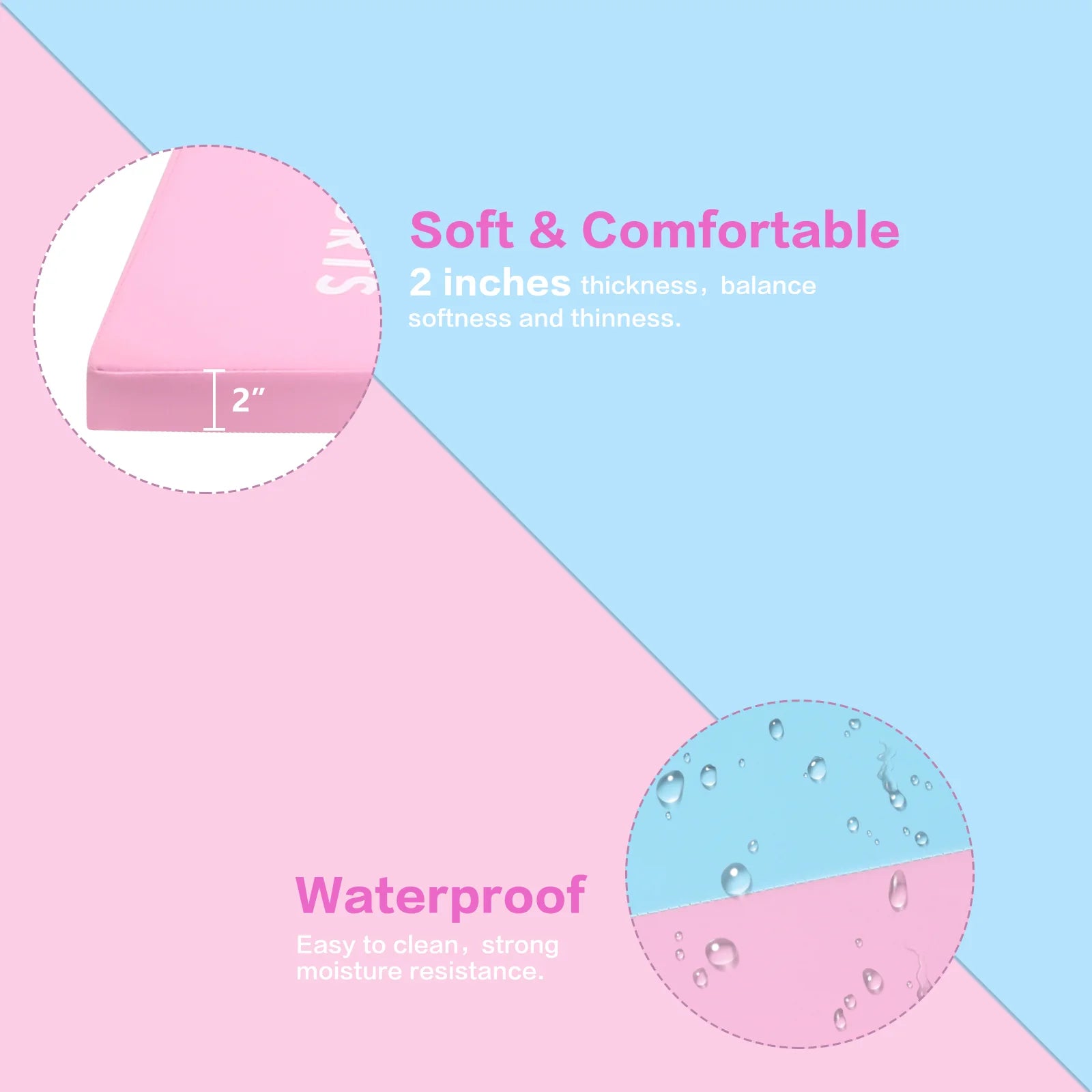 Gymnastics Mat 10'X4'X2" Foldable Tumbling Mats with Carrying Handles Four Fold Thick Exercise Mat for Home Aerobics Stretching Yoga