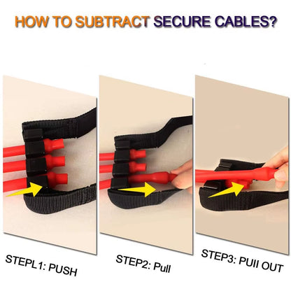 Adjustable Strength Suspension Trainer with Rubber P3 Straps for Home Gym Exercise and Training