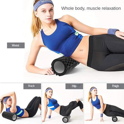 Thin Leg Artifact 33Cm Yoga Column Foam Axis Massage Roller Back Muscle Massagethe Grid Back Training Muscle Relaxation