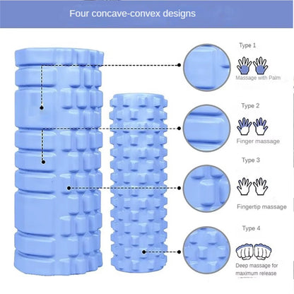 Thin Leg Artifact 33Cm Yoga Column Foam Axis Massage Roller Back Muscle Massagethe Grid Back Training Muscle Relaxation